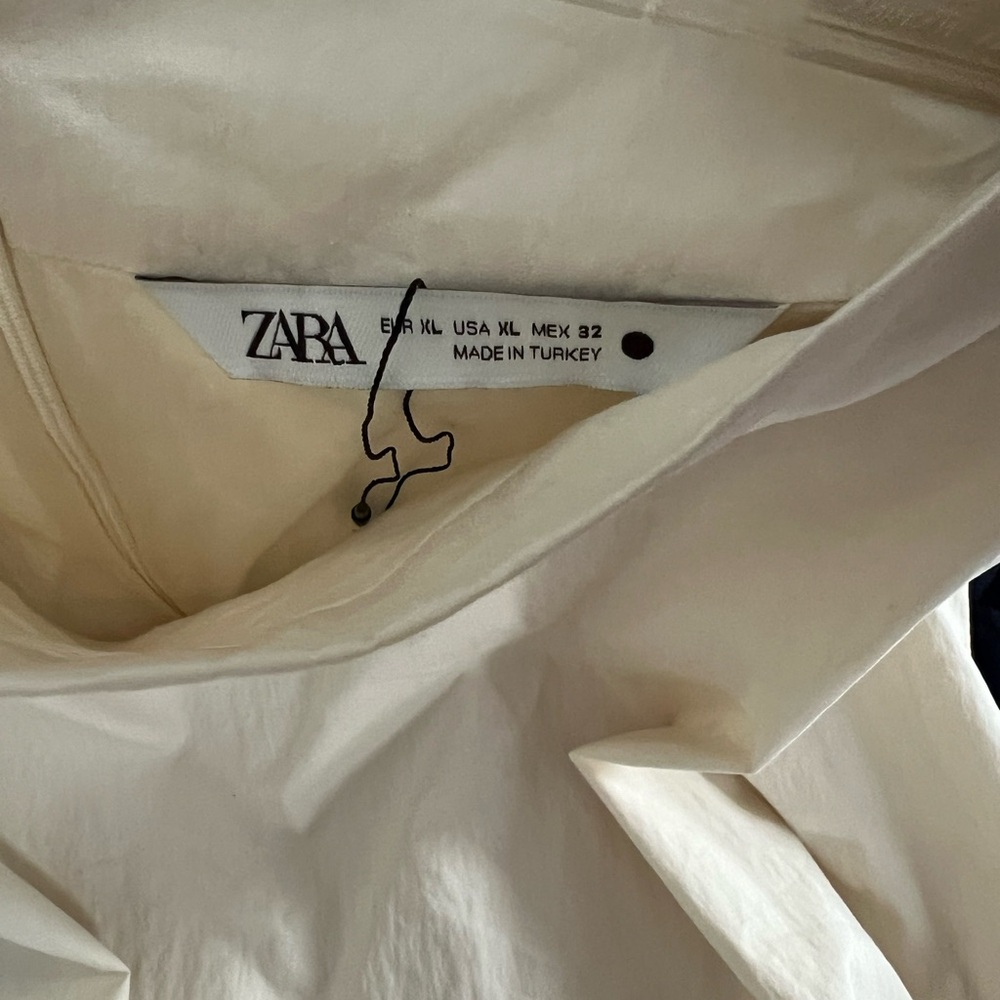 Zara zw collection bullon cream top - Picture 4 of 10